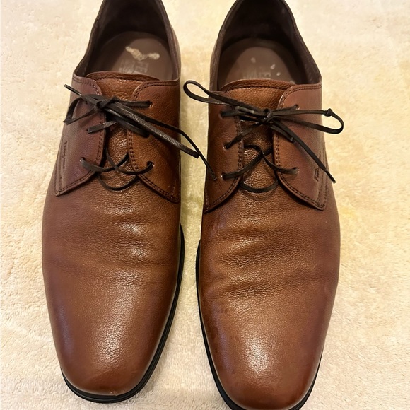 Salvador Ferragamo Mens Brown lace-ups 10.5 (US 11.5) - Picture 2 of 8